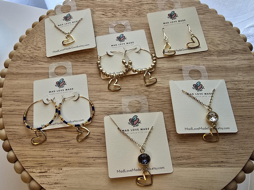 Golden Collection Earrings and Necklaces