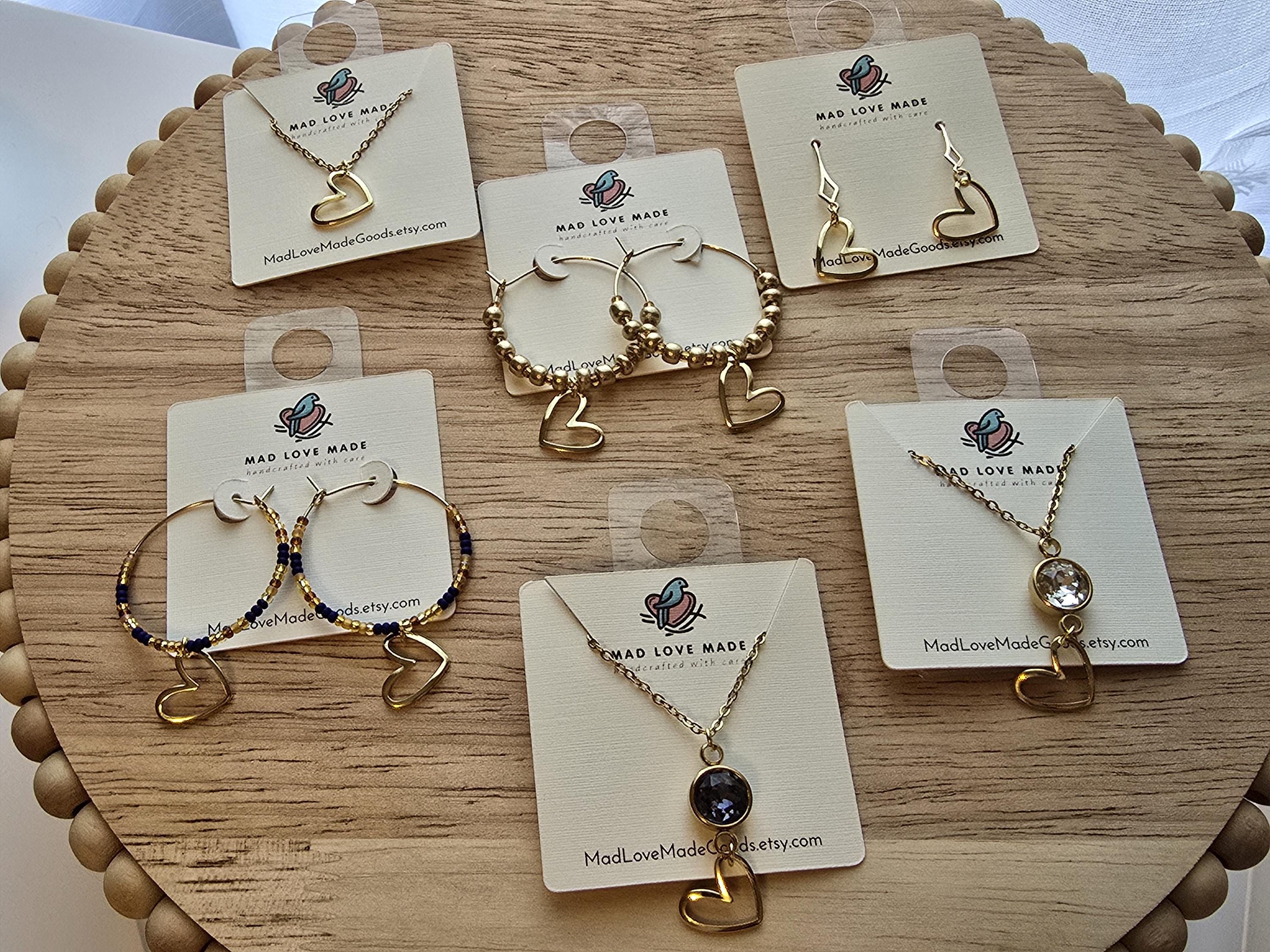 Golden Collection Earrings and Necklaces