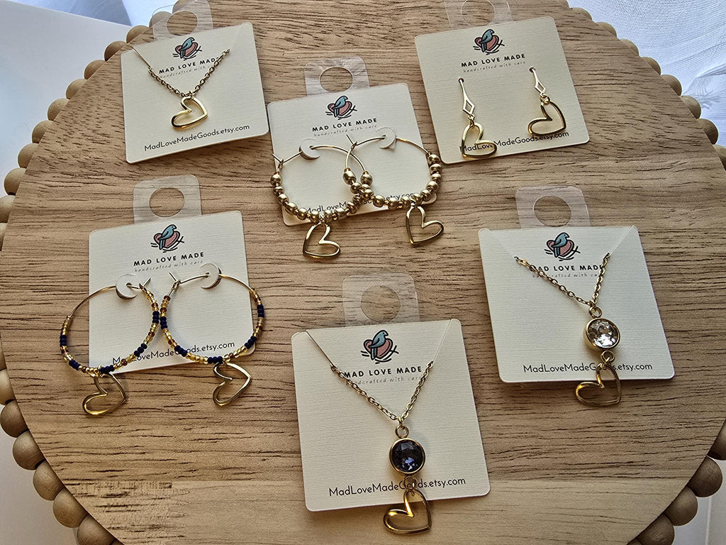 Golden Collection Earrings and Necklaces